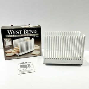 West Bend Bread Slicing Guide with Box and Manual No 6600